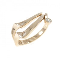 K18PG ダイヤモンド リング 0.09CT
