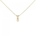 K18YG ダイヤモンド ネックレス 0.07CT