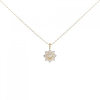 K18YG/750YG ダイヤモンド ネックレス 0.30CT
