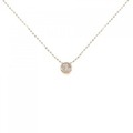 K18PG ダイヤモンド ネックレス 0.10CT