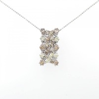 K18WG ダイヤモンド ネックレス 2.00CT