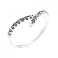 K18WG ダイヤモンド リング 0.33CT