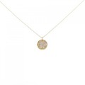 K18YG ダイヤモンド ネックレス 0.15CT