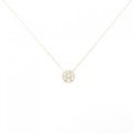 【リメイク】K18YG ダイヤモンド ネックレス 0.15CT