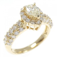 K18YG ダイヤモンド リング 0.29CT