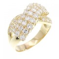 K18YG ダイヤモンド リング 1.00CT