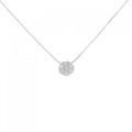 K18WG ダイヤモンド ネックレス 0.30CT