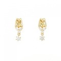 K18YG ダイヤモンド ピアス 0.30CT