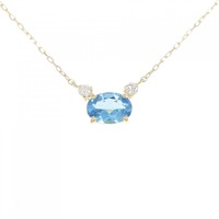 K18YG ブルートパーズ ネックレス 0.70CT