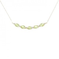 【新品】K18YG ペリドット ネックレス 0.99CT