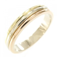 カルティエ スリーゴールドウェディング リング