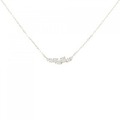 【リメイク】K18YG ダイヤモンド ネックレス 0.15CT