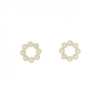 【リメイク】K18YG ダイヤモンド ピアス 0.20CT