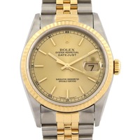 ロレックス デイトジャスト 16233 SSxYG 自動巻 X番