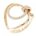 K18PG ダイヤモンド リング 0.25CT