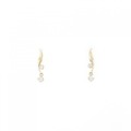 【リメイク】K18YG ダイヤモンド ピアス 0.10CT