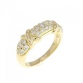K18YG ダイヤモンド ピンキーリング 0.33CT