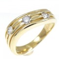 K18YG ダイヤモンド リング 0.30CT