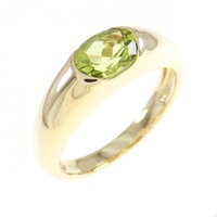 K18YG ペリドット リング