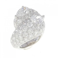 カルティエ ダイヤモンド リング 1.22CT E VVS2 / E VS1