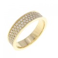 K18YG フルエタニティ ダイヤモンド リング 0.90CT