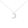 【リメイク】PT ムーン ダイヤモンド ネックレス 0.10CT