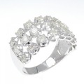 K18WG ダイヤモンド リング 2.00CT