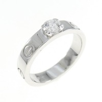 カルティエ ミニラブリング ソリテール リング 0.24CT