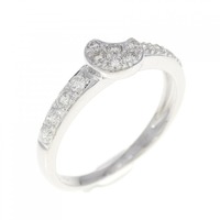 750WG ムーン ダイヤモンド リング 0.38CT