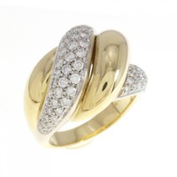 750YG/750WG ダイヤモンド リング 0.96CT