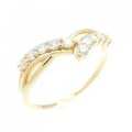 【リメイク】K18YG ダイヤモンド リング 0.25CT