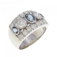 PT アクアマリン リング 0.705CT