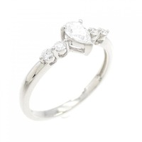 PT ダイヤモンド リング 0.31CT D SI1 ペアシェイプ