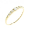 【リメイク】K18YG ダイヤモンド リング 0.15CT