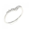 K18WG ダイヤモンド リング 0.17CT