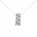 K18WG パヴェ ダイヤモンド ネックレス 1.50CT