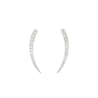 K18WG ダイヤモンド ピアス 0.30CT