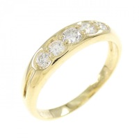 K18YG ダイヤモンド リング 0.38CT