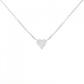 PT ダイヤモンド ネックレス 0.808CT E SI2 ハートシェイプ