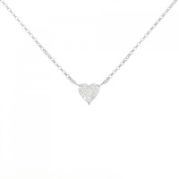 PT ダイヤモンド ネックレス 0.808CT E SI2 ハートシェイプ