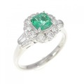 PT エメラルド リング 0.45CT
