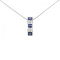 PT サファイヤ ネックレス 0.70CT
