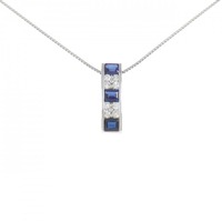 PT サファイヤ ネックレス 0.70CT