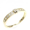 【リメイク】K18YG ダイヤモンド リング 0.10CT