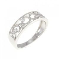 【リメイク】PT ダイヤモンド リング 0.10CT