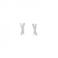 K18WG ダイヤモンド ピアス 0.10CT