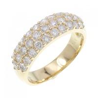 K18YG パヴェ ダイヤモンド リング 1.00CT