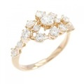 K18PG ダイヤモンド リング 0.83CT