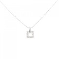 K18WG ダイヤモンド ネックレス 0.10CT
