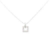 K18WG ダイヤモンド ネックレス 0.10CT